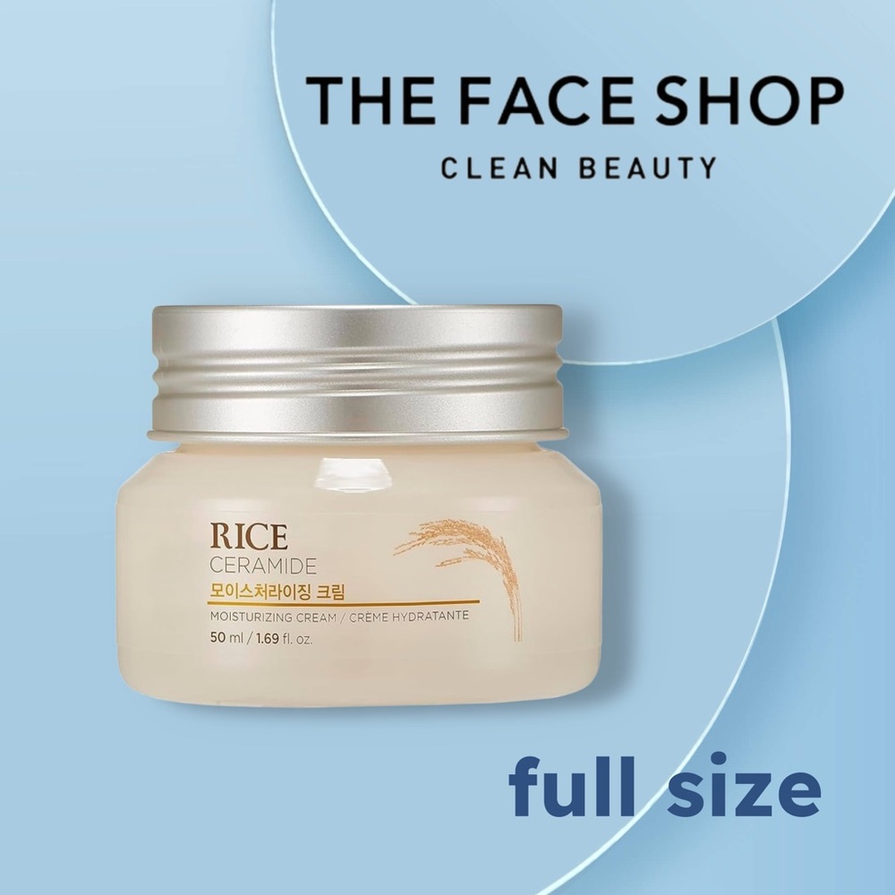 🆕*NEW* THE FACE SHOP | FULL | Rice & Ceramide Moisturizing Cream